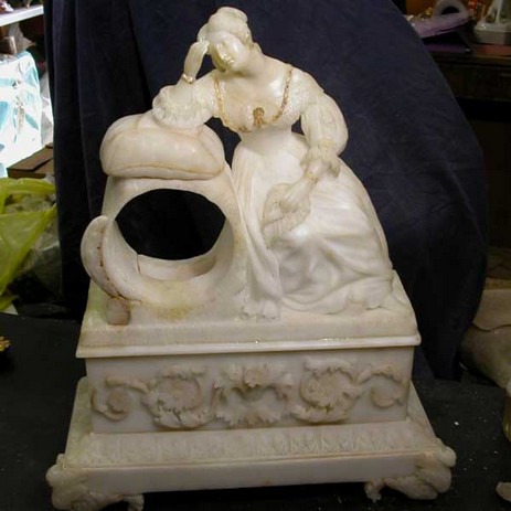 Restauro ceramiche, lapidei, legni policromi, statua alabastro. Antique restoration of ceramic, stone, polychrome wood, statua alabaster