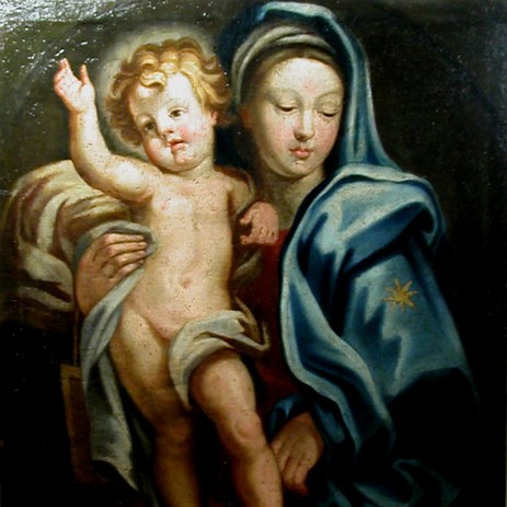 Restauro ceramiche, lapidei, legni policromi, dipinto. Antique restoration of ceramic, stone, polychrome wood, oil on canvas