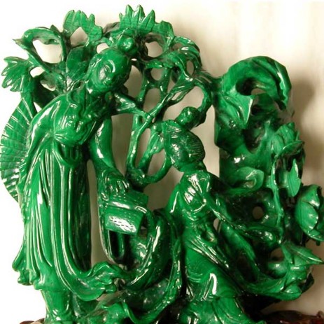 Restauro ceramica, pietre dure malachite - Antique restoration ceramic, stone, polychrome wood, malachite